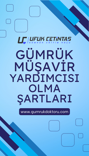 Müşavir Yardımcısı Olma Şartları